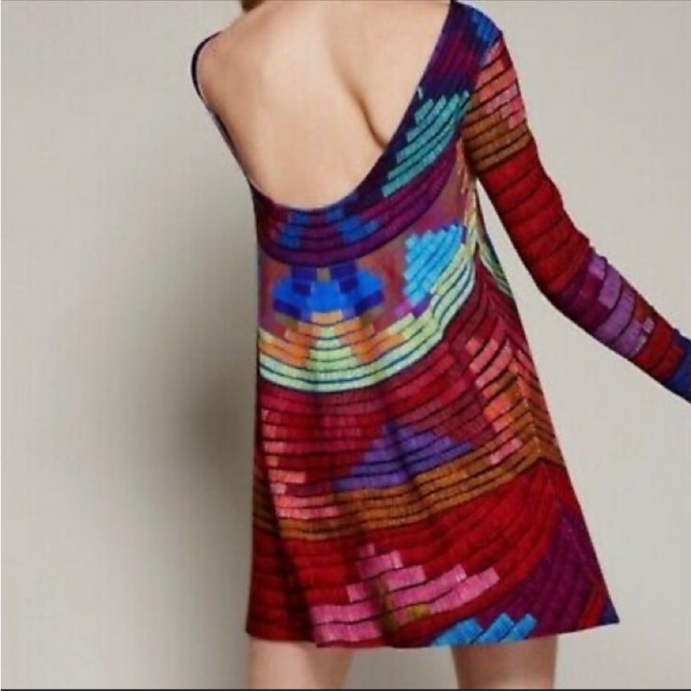 MARA HOFFMAN RADIAL SWING MINI DRESS IN RASPBERRY - Picture 2 of 14